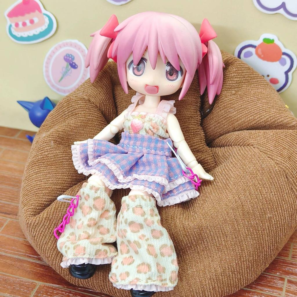 Doll Clothes OB11 Puella Magi Madoka Magica  Full Set 1/12 Plain Body Acssories Collect Birthday Christmas Gift