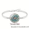 Mandala Flower Time Gemstone Náhrdelník & Náramek & Náušnice Sada šperků Vintage dekorace Kreativní skleněný přívěsek pro ženy