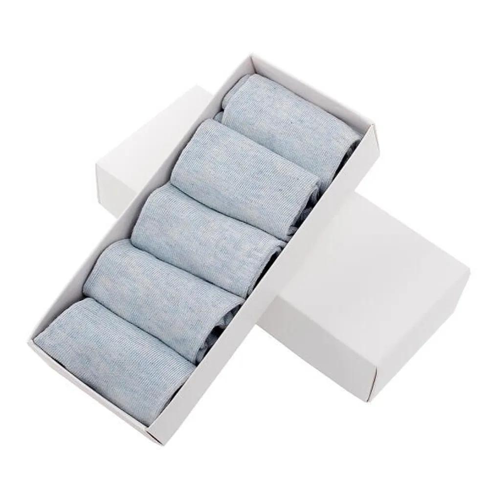 With Market Women's Ankle Socks 5 Pairs (Blue)
