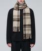 MUSINSA STANDARD Large Size Tartan Check Scarf [Beige]