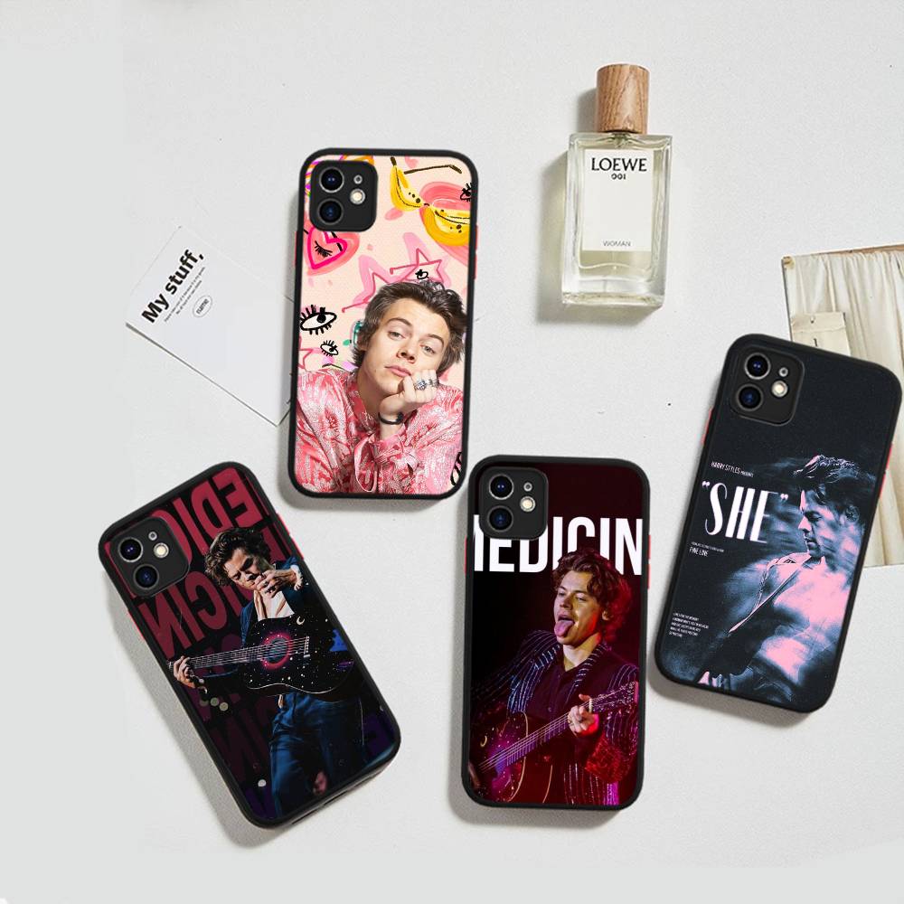Pop Singer Harry Styles Matte Protective Case For IPhone 16 15 14 13 12 11 Pro Max X XS MAX Protection Case
