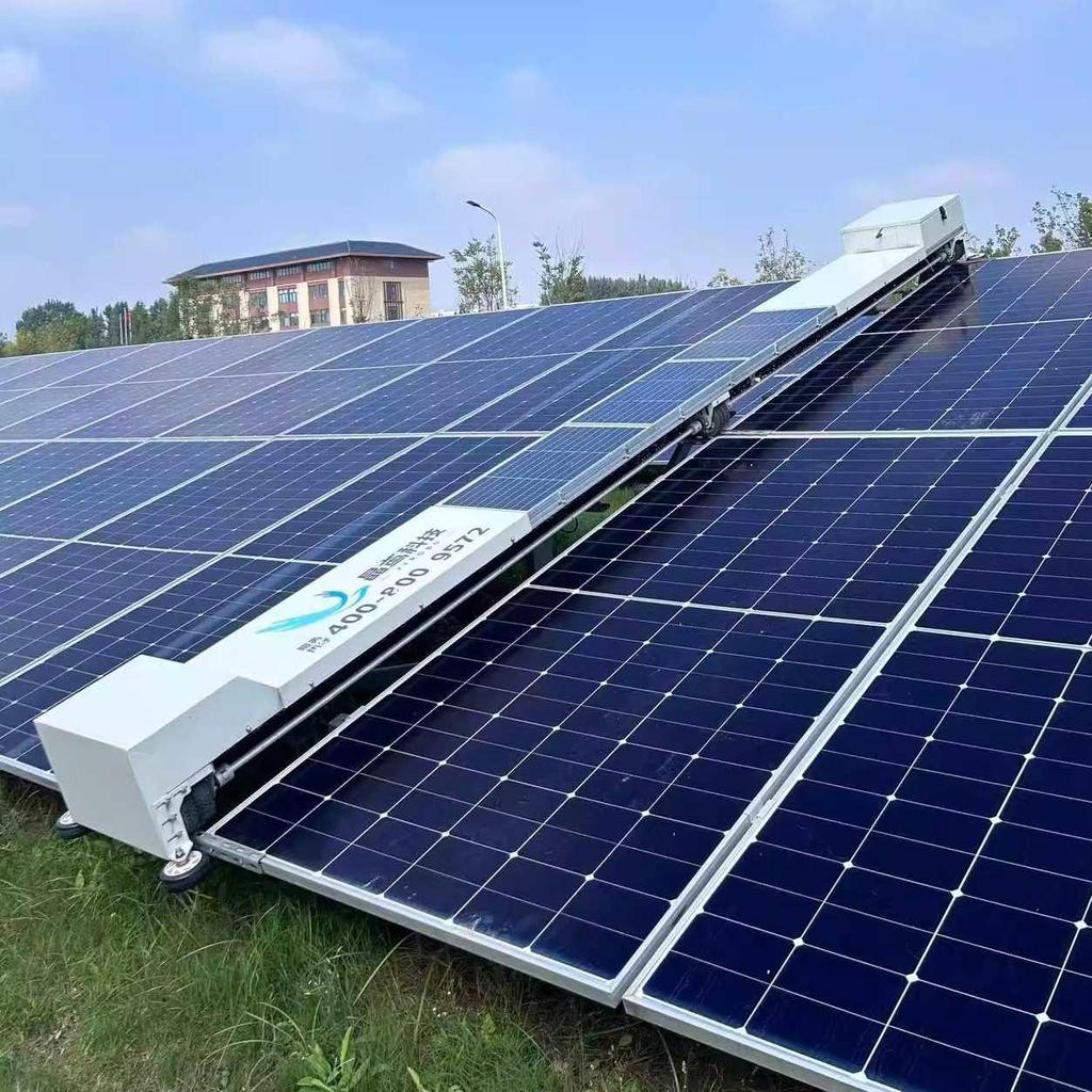 Automatic Solar Panel Cleaning Robot