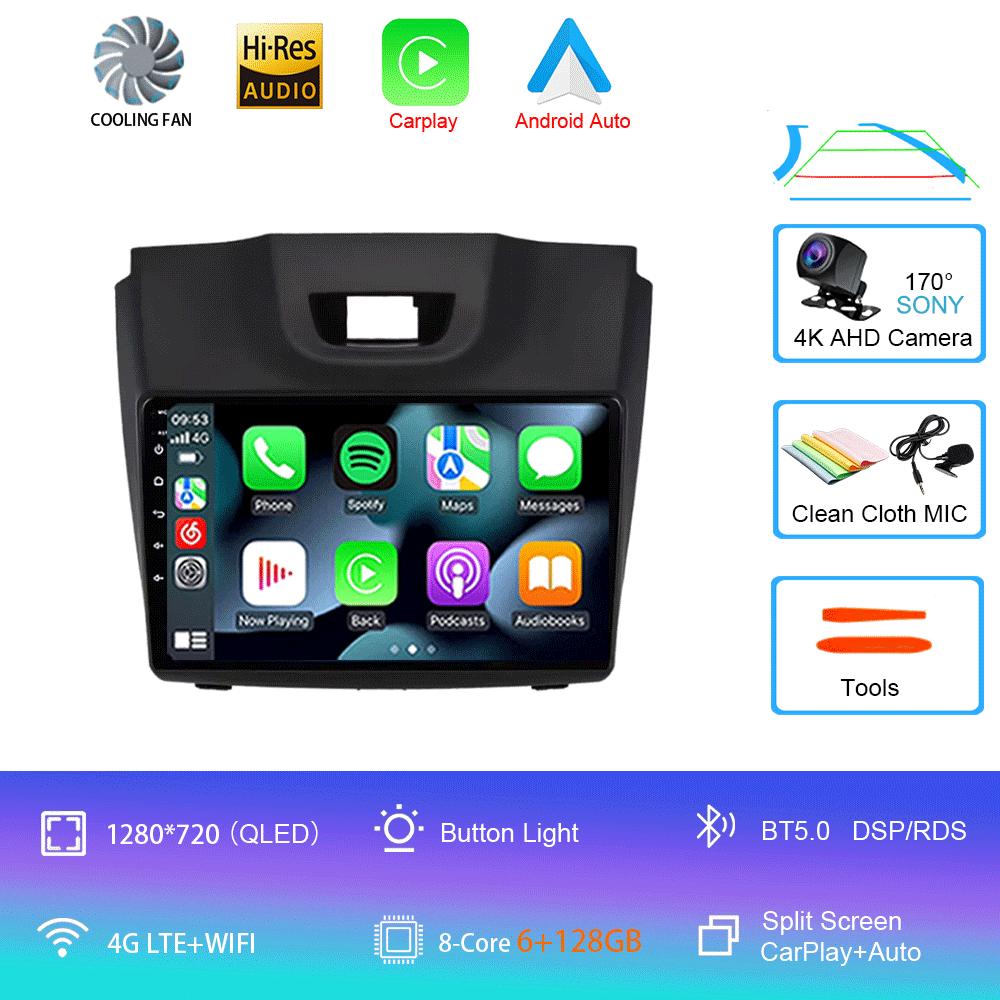 Android 14 Video Player Car DVD For Chevrolet Holden S10 TRAILBLAZER COLORADO ISUZU DMAX Radio Audio Multimedia Stereo Carplay