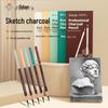 Ousidang Charcoal and Carbon Pencil Art Sketch Set - Speed Sketching with Dedicated Brushes, 14B & 16B