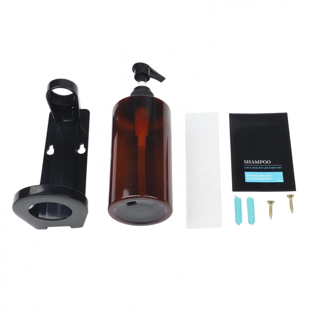 300ML Manual Wall Mount Soap Dispenser Bottle for Shampoo Body Wash and Gel