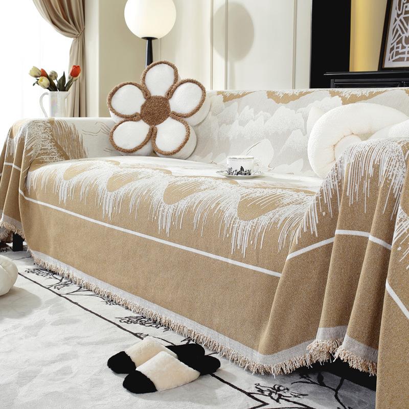 Chenille Sofa Towel Four Seasons Universal All-Inclusive Sofa Cover Dust Cover One Piece Sofa Cover Cloth Cushion