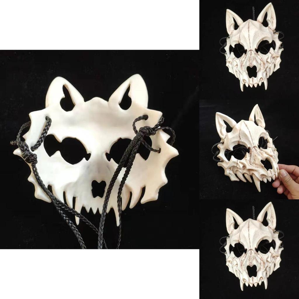 Unique Japanese Anime Inspired Wolf Mask For Halloween Cosplay Fun Festival Events