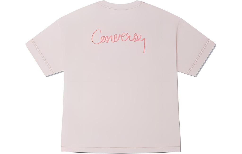 Converse Showcasing Series SS23 Drop Shoulder Sleeve T Shirt Women's Pink 10025874-A03