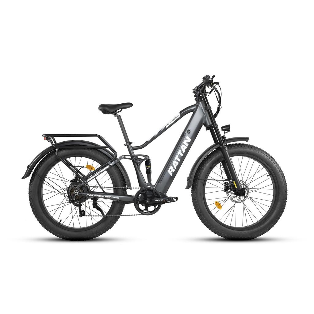 PATTAN Pathfinder Pro 26*4 Inch Off-Road Tires Electric Bicycle 750W Motor 48V18AH Battery Commuting 80-120KM RangeElectric Bike With Seat