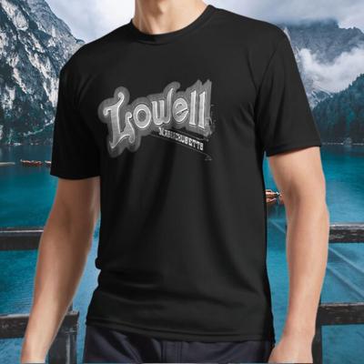New Shirt Vintage Lowell, MA Logo Active T-Shirt Funny Size S To 5XL