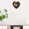 2D flat wooden hanging decorative signs, family wall or door decoration, garden decoration, housewarming gifts for friends