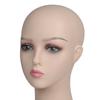 17-inch PVC Female Mannequin Head with Eyelashes and Lips Wig Display, Cosplay, Makeup, Jewelry & Hat Display with Mount Holed
