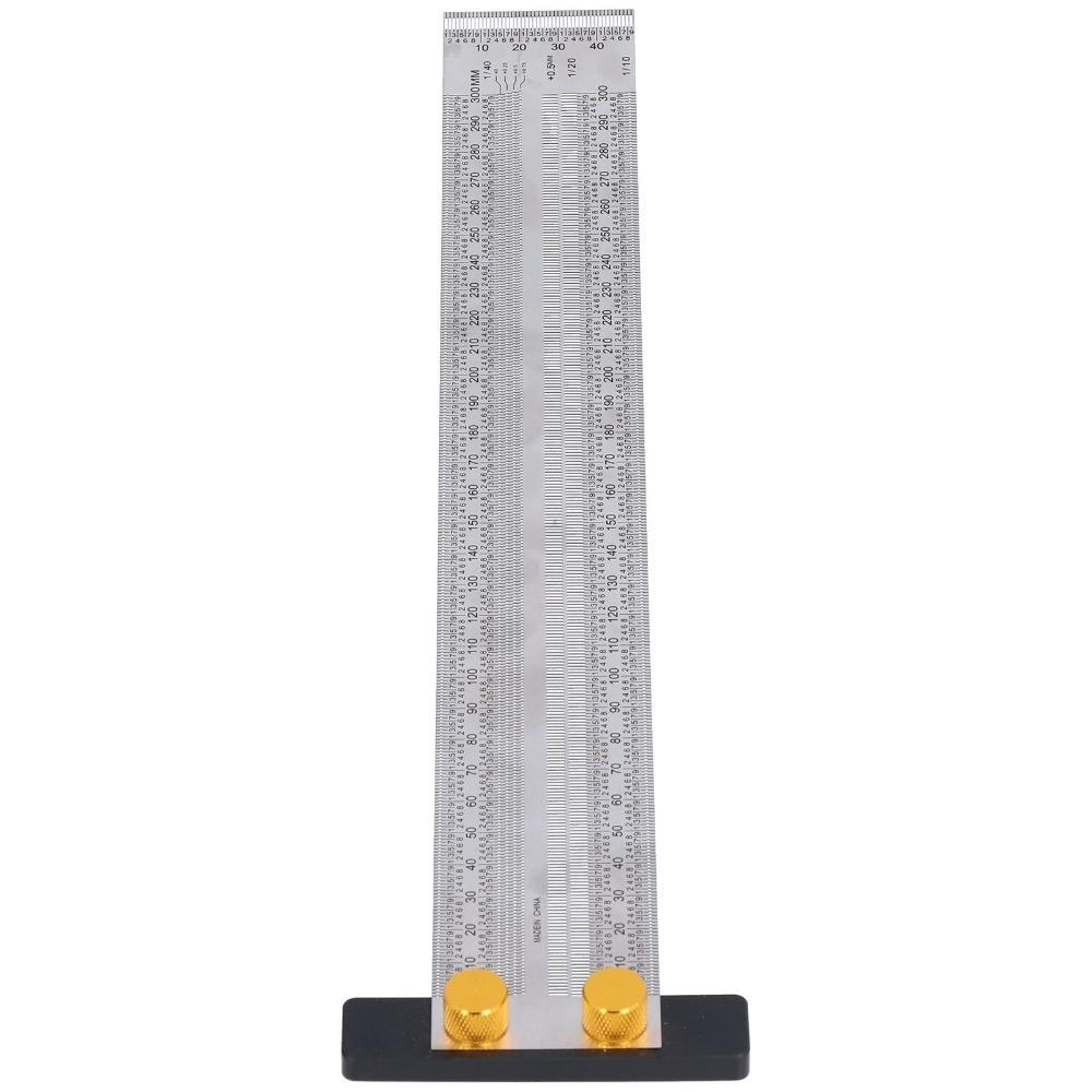 200mm T-Rule Hole Ruler Tshaped Marking Scale Portable Scribing Tool Precision Layout