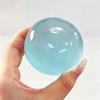 Blue Maltose Coconut Oil Squishy Ball Cute Mochi Transparent Squeeze Toy Anti Stress Quick Rebound Fidget Sensory Toy Party Gift