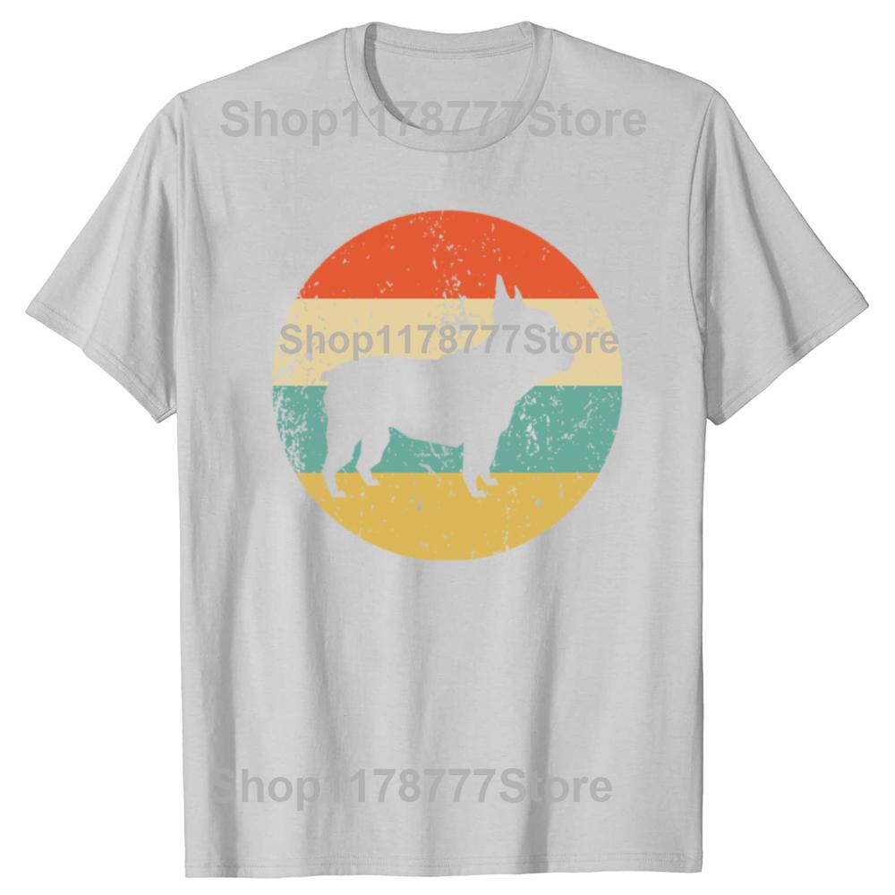 French Bulldog Shirt Retro French Bulldog Men'S T-Shirt Dog Icon Design New Cool Short Sleeve Men Casual T Shirts Harajuku
