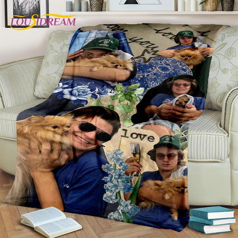 HD Printing Joe Keery Actor Blanket,Soft Throw Blanket for Home Bedroom Bed Sofa Picnic Travel Office Rest Cover Blanket Kids