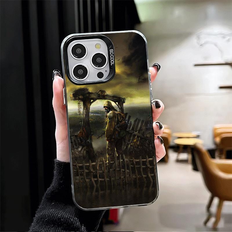 S-Stalker Game Cool Soft Phone Case for iPhone 15 16 17 Pro Max 17Air 16E 14 Plus 13 12 Mini Shockproof Cover Back Shell