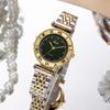 Solid stainless steel women's watch niche high-end Roman quartz watch women's medieval watch