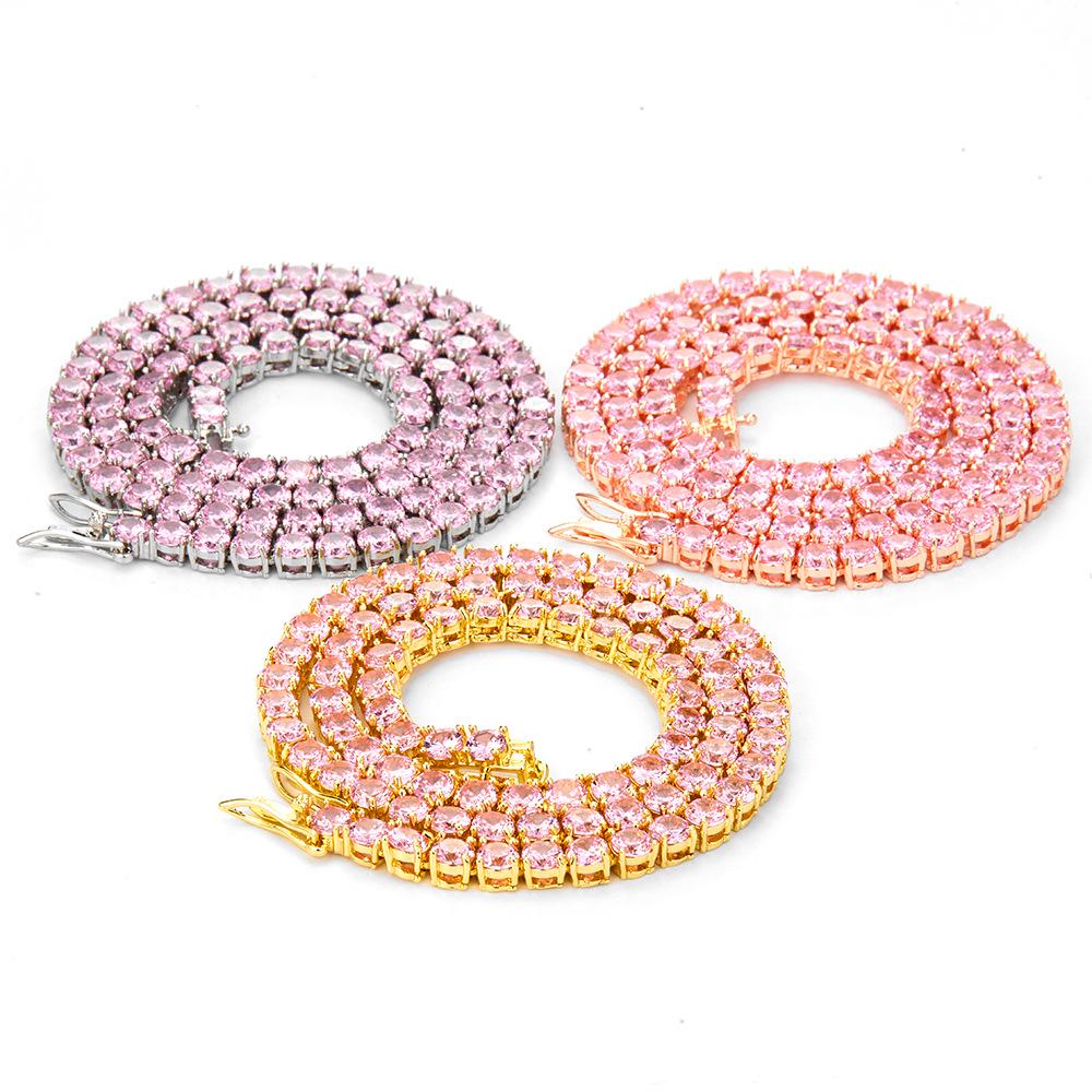 High-End Zircon Heart Necklace - European & American Style, 6mm Heart, Luxury INS Style