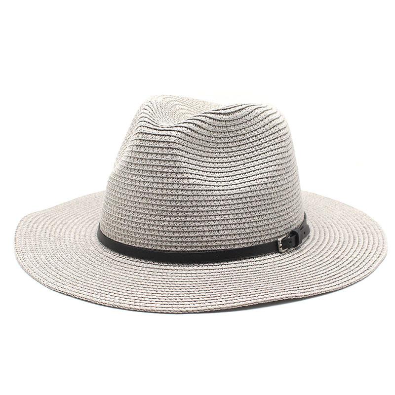 Summer Foldable Wide Brim Straw Hat For Men And Women With Sun Protection And Breathable Design For Beach And Outdoor Activities