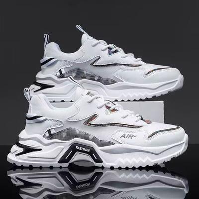 Designer Trendige Herren Studenten Sneaker Sommer Atmungsaktiv Anti-Geruch Weichsohle Lauf Sport Schuhe Rutschfest Elastisch Freizeit Schuhe