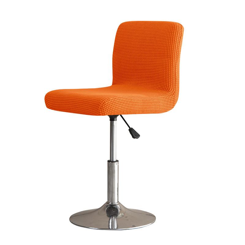 Bar Stool Cover Polar Fleece Armless Chair Cover Low Back Swivel Chair Covers Office Rotating Lift Chair Covers Dining Protector