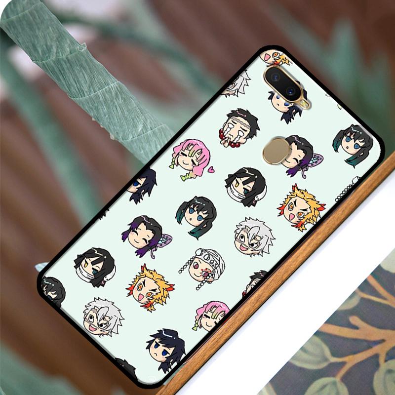 Demon Slayer Kimetsu No Yaiba Anime Case For OPPO A83 A91 A93 A1K A15 A3S A54 A74 A94 A5 A9 A31 A53 A52 A72 A53S Back Cover