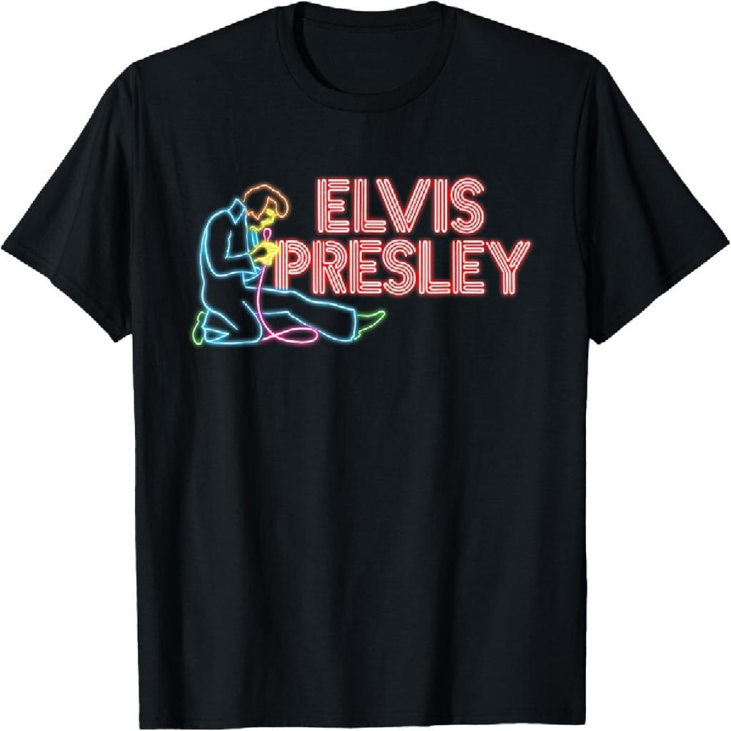 Elvis Presley Official Elvis Neon Sign T-Shirt