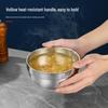 Gu Rou 304 Stainless Steel Double-Layer Insulated Bowl