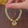 Imitation Hetian Jade Bracelet - Women's Retro Design, Elegant & Durable, Perfect Gift for Girlfriends.