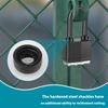 Padlock with 2 Key 40mm Laminated Steel Hardened Steel Heavy Duty Safely Protect Garage Door, Containers, Gate and Warehouse