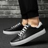 Men's Shoes Trendy Green Student Sports Board Shoes Lace-up Fashion Casual Shoes Men's Round Head
