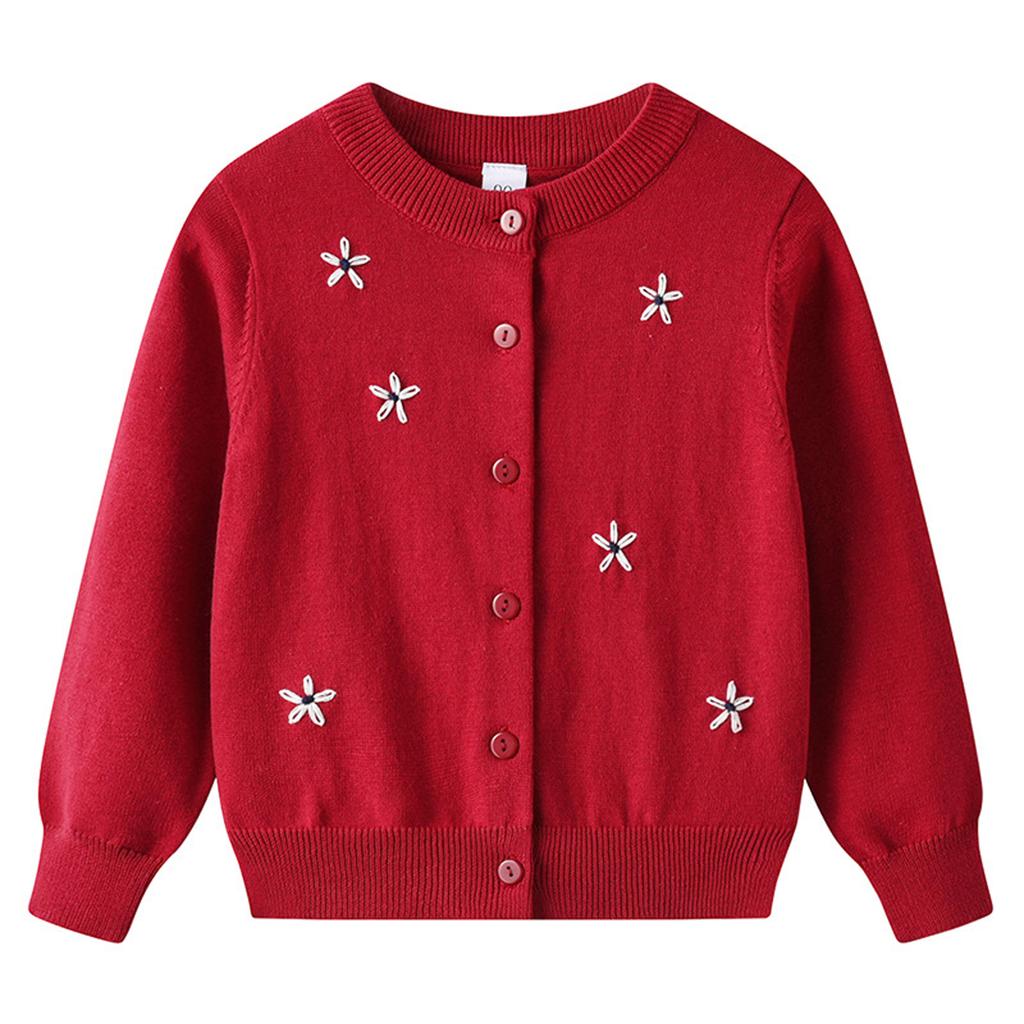 Children's Fashion Casual Cardigan Knitted Long Sleeve Top
