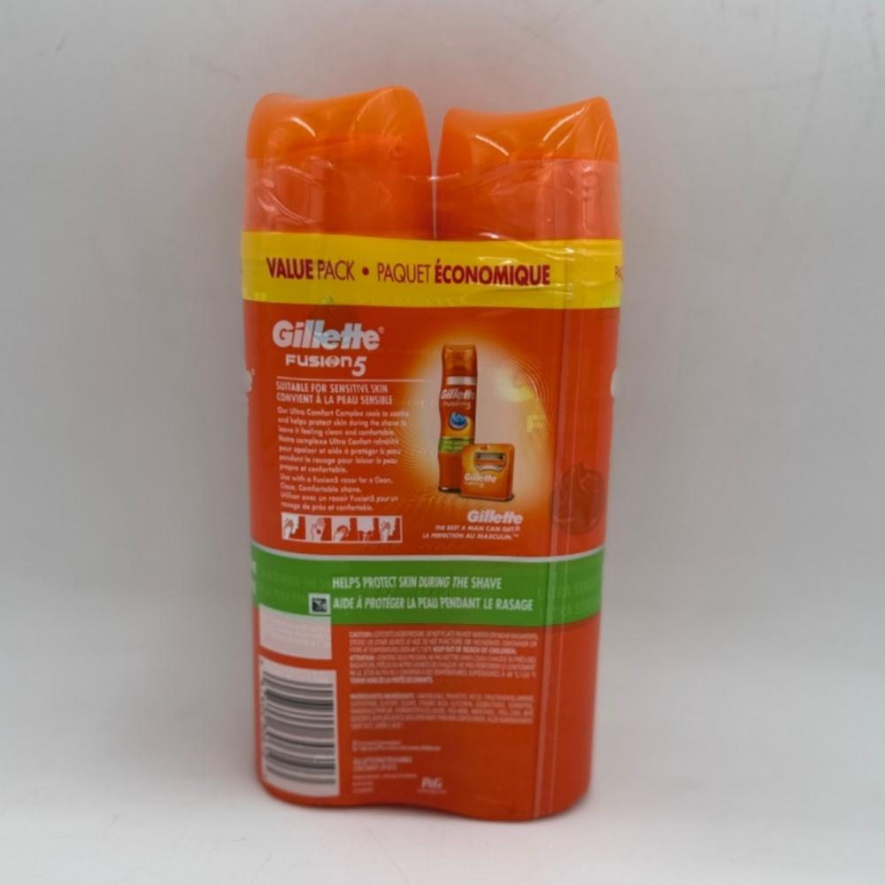 Gillette Fusion HydraGel Sensitive Rasiergel Doppelpack