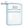 Multi-purpose Storage Kits Transparent Nylon Document Bag, Portable Lightweight Mesh File Organizer with Zipper Pouches And Strap, Large Capacity