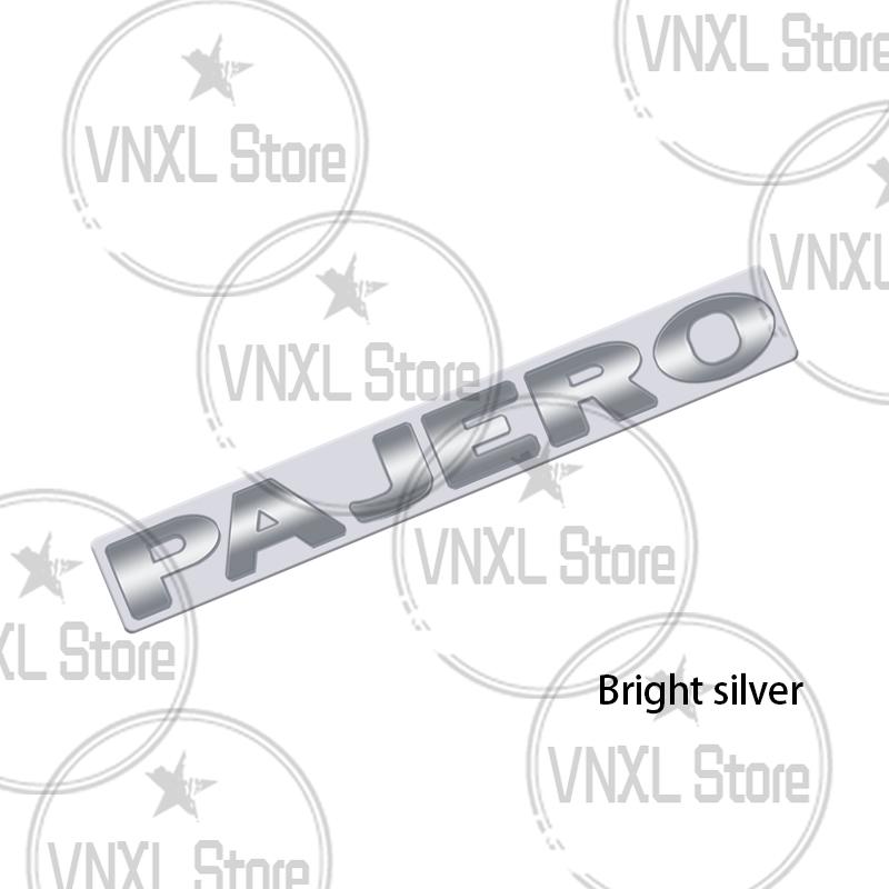 

Car-Styling For Mitsubishi Pajero Letter 3D Metal Stickers Ralli Art Car Trunk Body Emblem Auto Lettering Decals Accessories