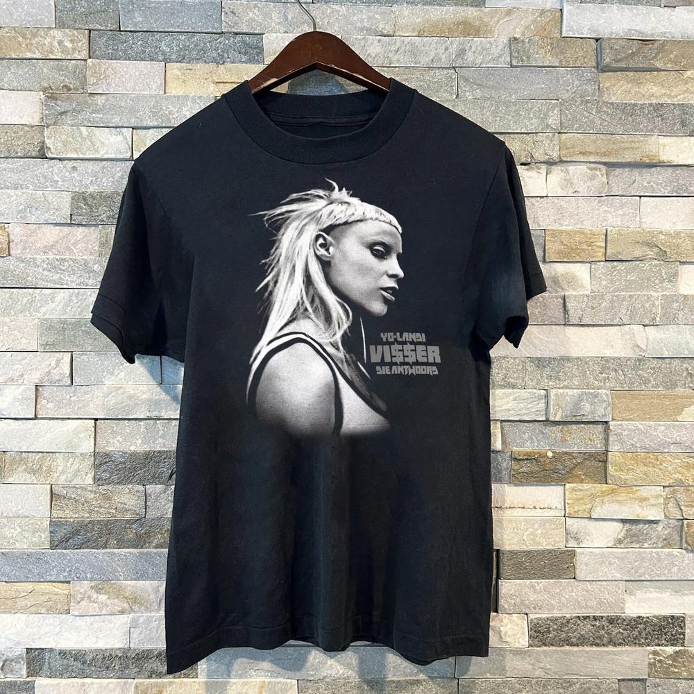 

Rare Yolandi Visser Die Antwoord Shirt Gift For Fans Black S-5XL FF128 Unisex T-Shirt XL