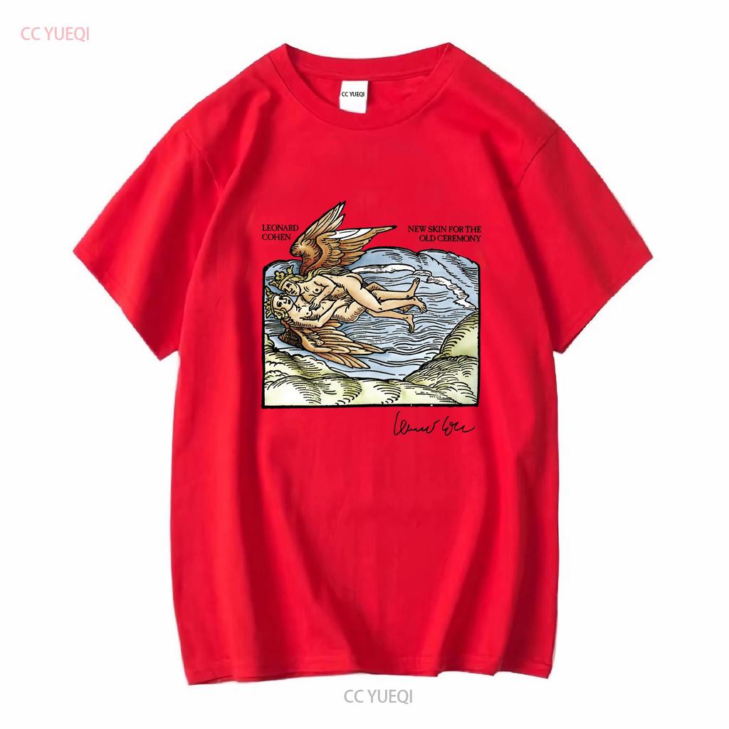 Leonard Cohen New Skin For The Old Ceremony All Size S to 5XL T SHIRT vintage Washed Slightly Unisex streetwear Soft