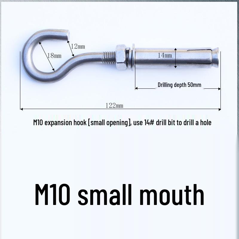 Edelstahl Öse für Absturzsicherung und Fallschutz mit Expansionshaken