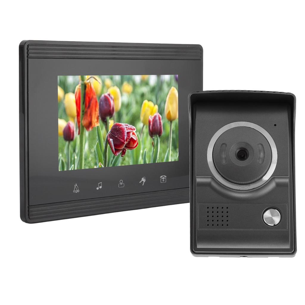 100?240V HD Outdoor Video Door Bell Doorbell Camera With LCD Display Video Intercom for Home