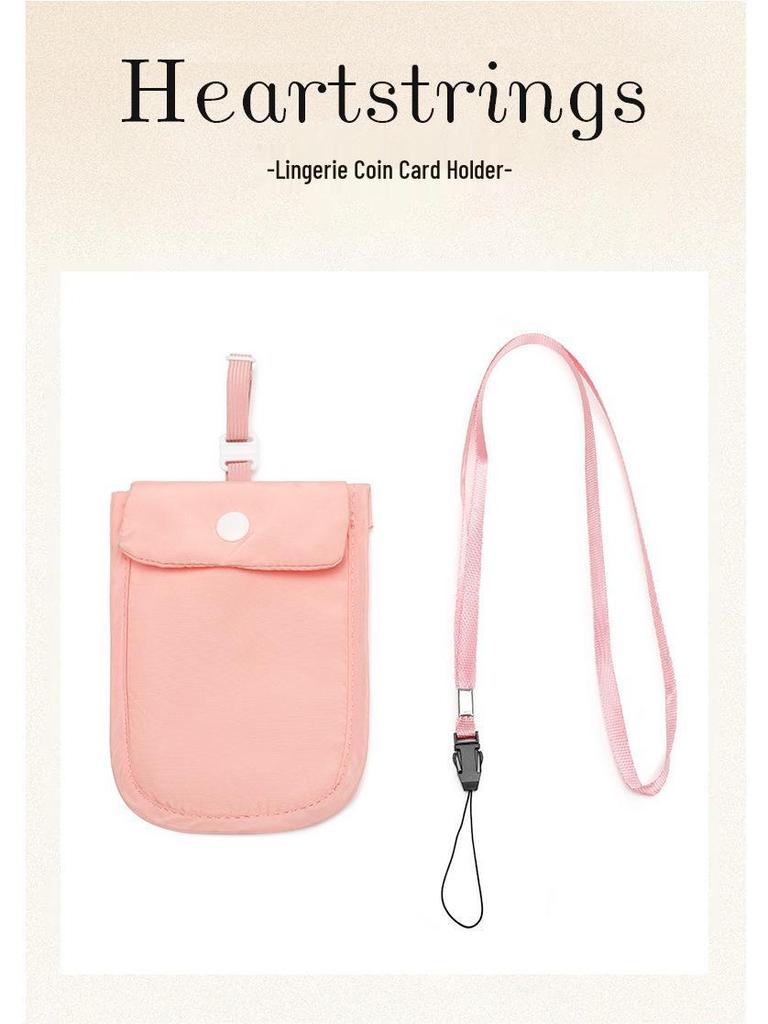 Nylon Ultra-Thin Hidden Underwear Coin Card Holder for Women