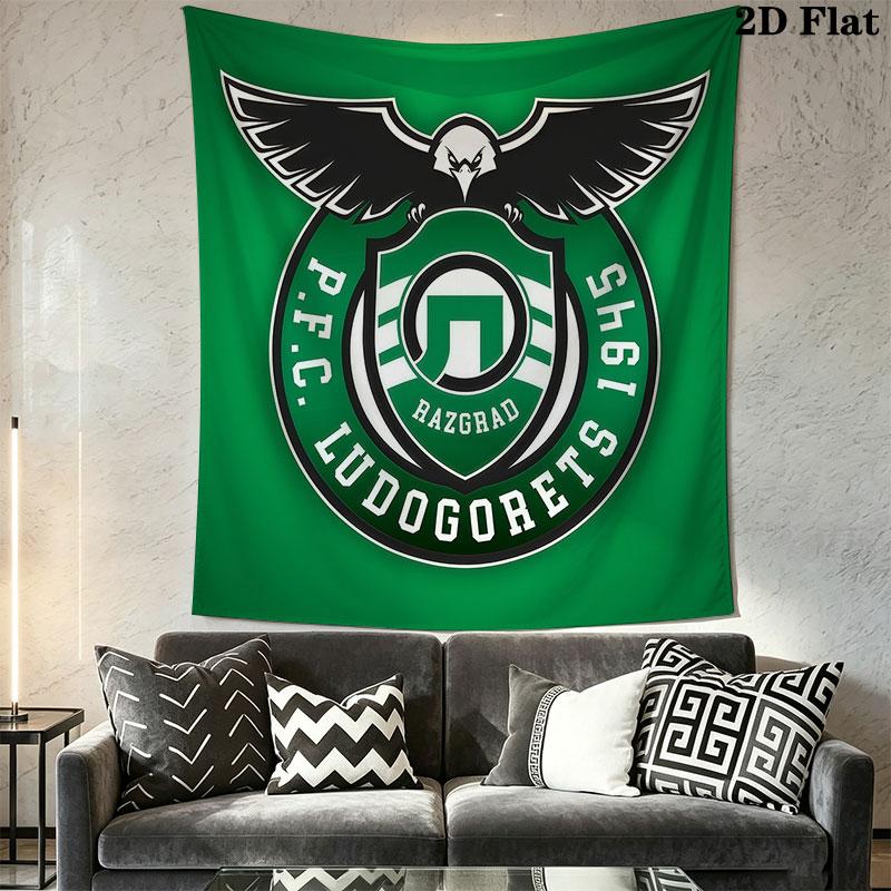 PFC Ludogorets Razgrad Wall Hanging Printed Fabric Blanket Decorative Tapestries for Bedroom Living Room Home Decor