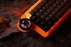 DRY STUDIO Ice Ring 63 RT HE Magnetic Wired Gaming TTC Hall Effect Magnetic Lightweight RGB Gaming Accessory Starburst Orange Keyboard, 0.01mm