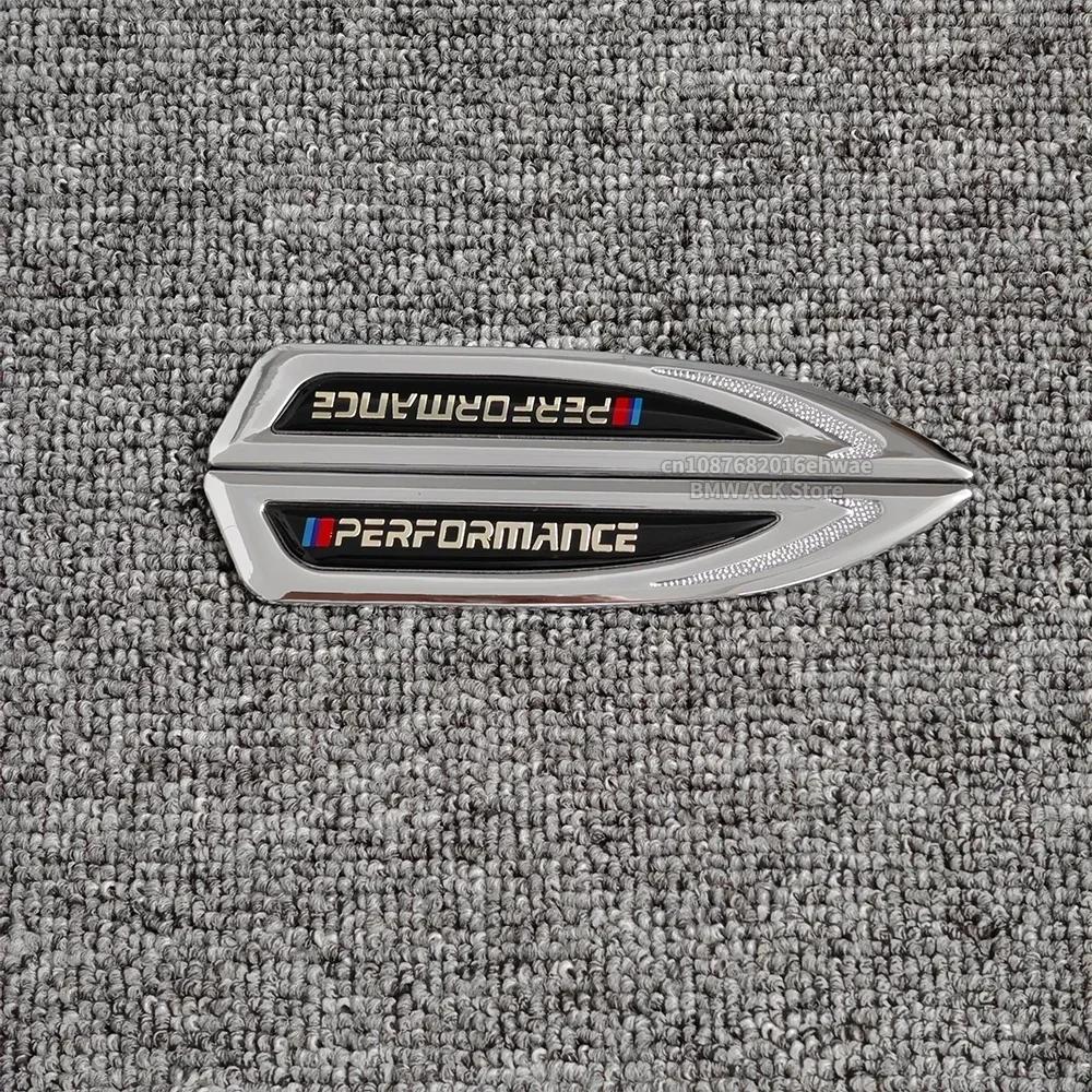 

3D Metal Car Side Fender Decorative Badge Sticker for BMW Car Design E90 E87 E39 F30 F10 E46 E60 M3 M5 M7 X1 X6 Car Accessories 1Pair-left and righ