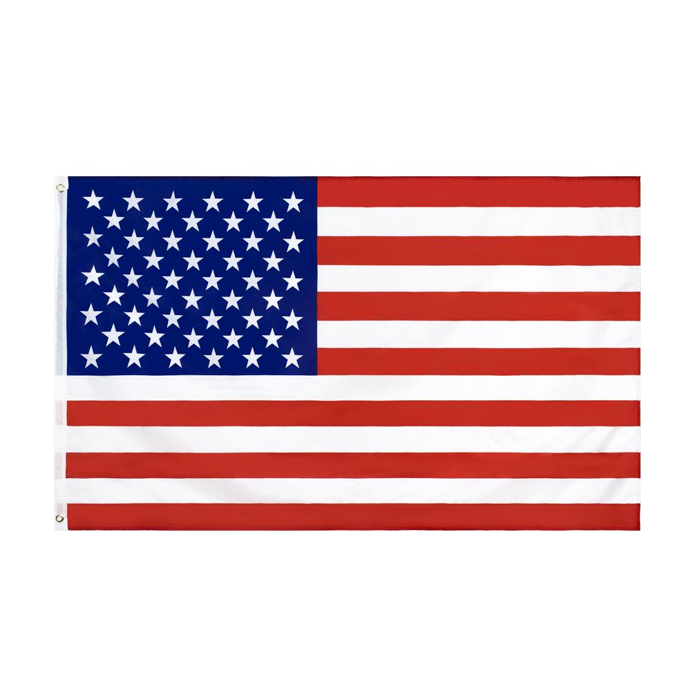 90x150cm Stars And Stripes United States Us Usa American Flag (Red,90 x 150cm) красный