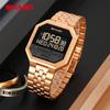 Square Multifunctional Dual Time Electronic Watch Creative Men's Business Waterproof Men's Watch