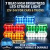 7 LED Truck Side Marker Light Truck Strobe Light  for Motorcycles Trucks and Pickup Trucks