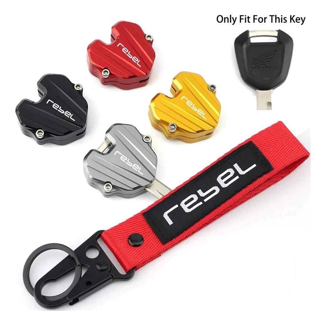 [ACUNTIC] Key Protective Case for Honda REBEL 300 CM300 Logo REBEL Motorcycle CNC Accessories