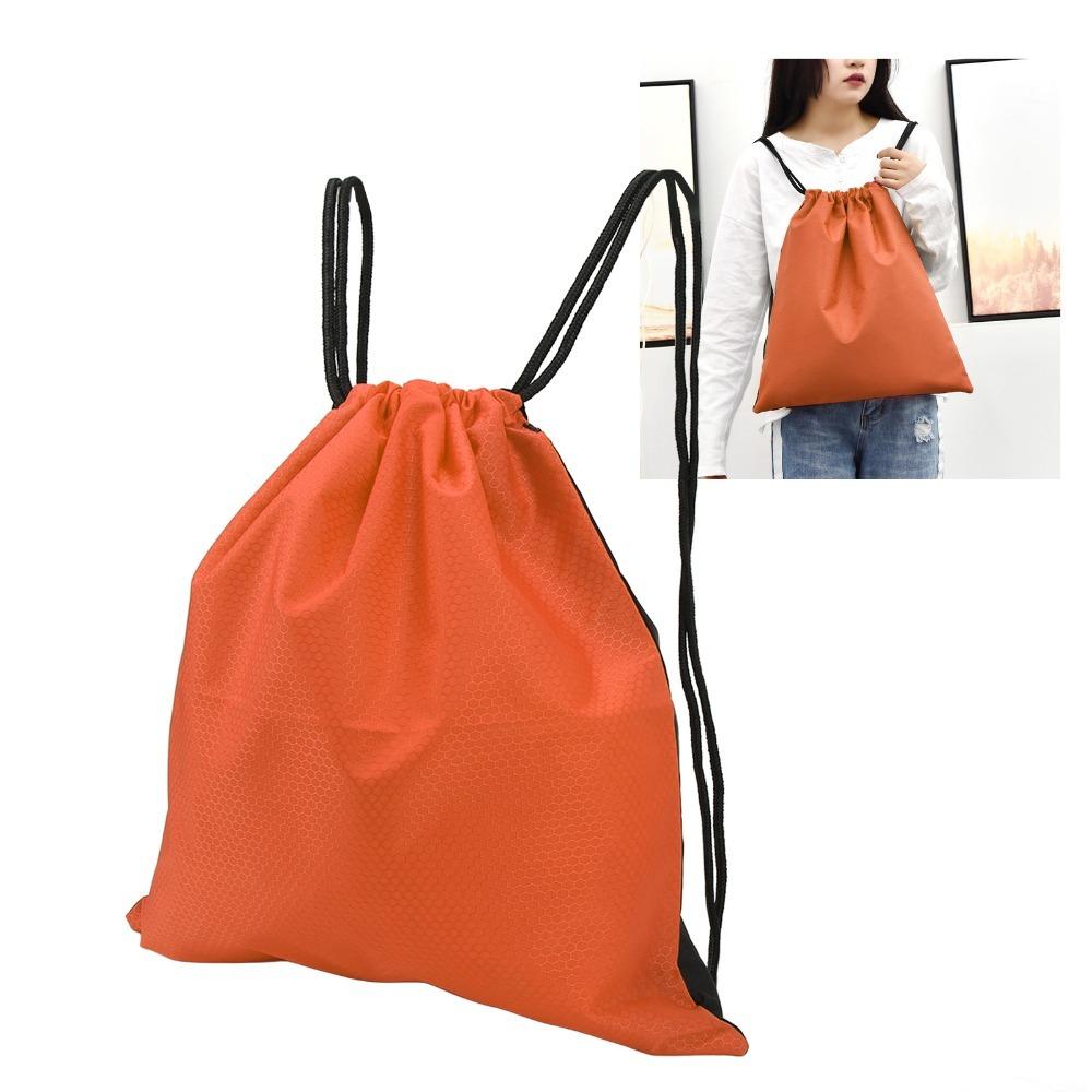 2 Pcs Durable Oxford Cloth Gym Sack Waterproof Lightweight Sports Drawstring Backpack Drawstring Backpack Outdoor Sports