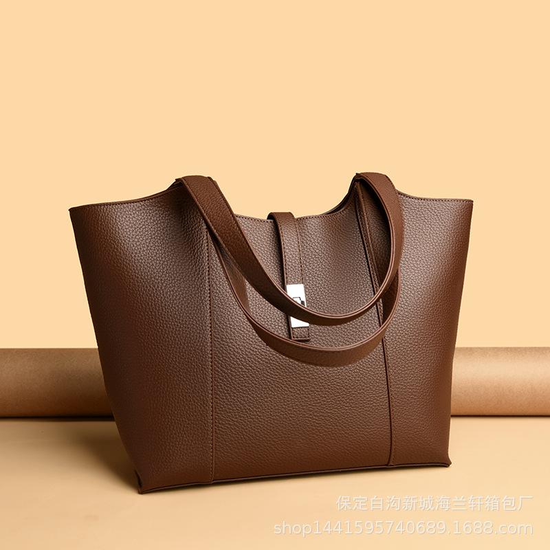 Dámská taška, Jednoramenná crossbody taška s velkou kapacitou, Luxusní nákupní košík Tote taška